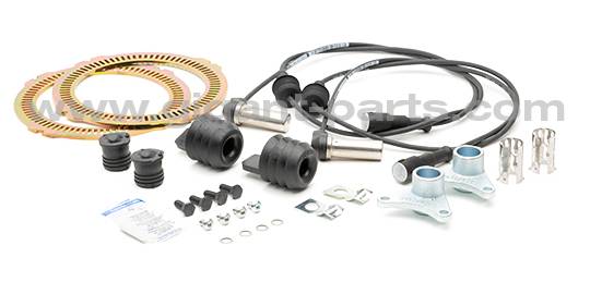 Комплект датчика АБС на ось (кольцо (80 отв.) с крепл.-2шт, датчик -2шт )