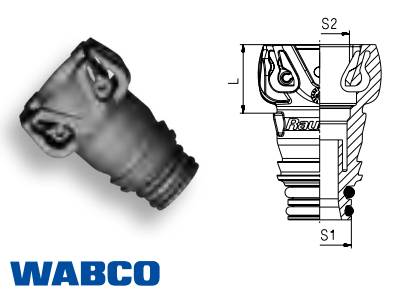 Штекерный соединитель ABC/regular/heavy duty прямой