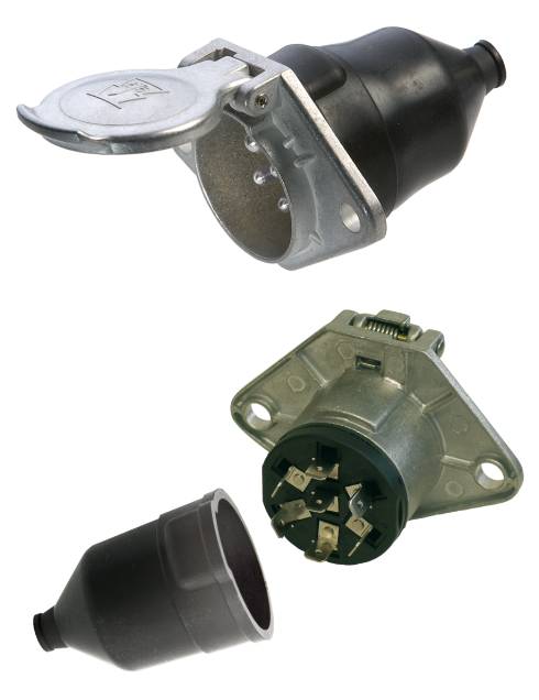 Розетка 7P/24V (ISO 1185 - Type N)