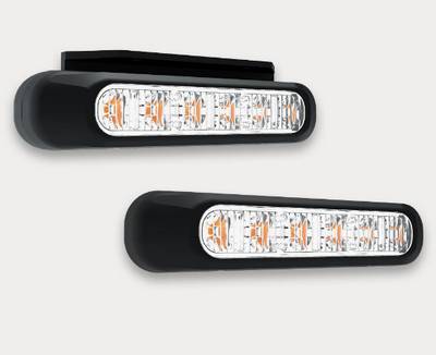 Фонарь предупредительный(стробоскоп) желтый 4 диода