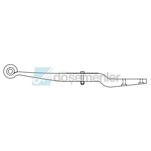 Полурессора 41022800 GIGANT TLR 50/60.1 (6т/ ширина 100mm) 700649005