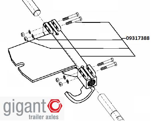 Кронштейн крепления штанг