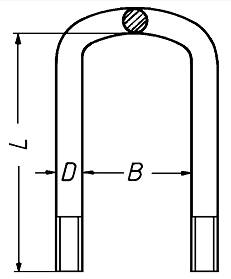 Стремянка М24/128(152)х385 F0 BPW, SCHMITZ