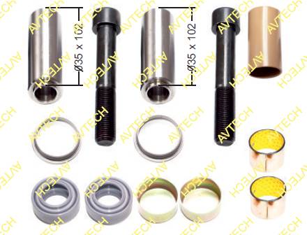 Р/комплект суппорта Meritor D DUCO (направляющие) Volvo FH12/16, FM9/10/12, FH/FM/FMX