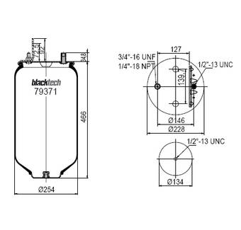 Пневморессора W01 358 9371