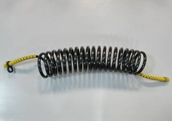 Шланг спиральный желтый М16х1.5/М16х1.5