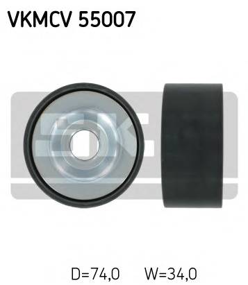 Ролик обводной MAN D0834, D0836, D2066, D2676, D2868, D2866, E2866, E/G 2876