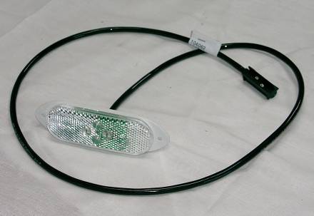 Фонарь габаритный LED белый с кабелем 1500мм