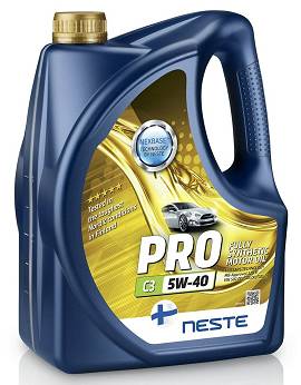 Масло моторное полностью синтетическое Neste PRO C3 5W-40 4 л