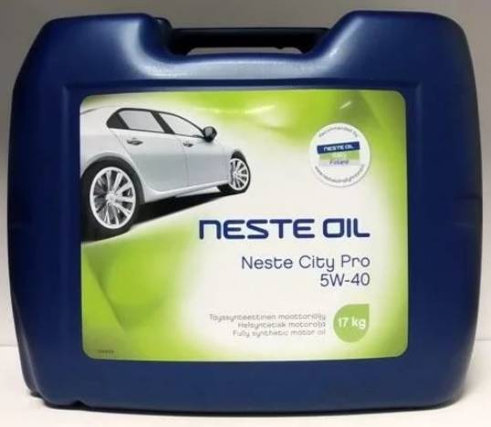 Масло моторное полностью синтетическое Neste CITY PRO 5W-40 20 л