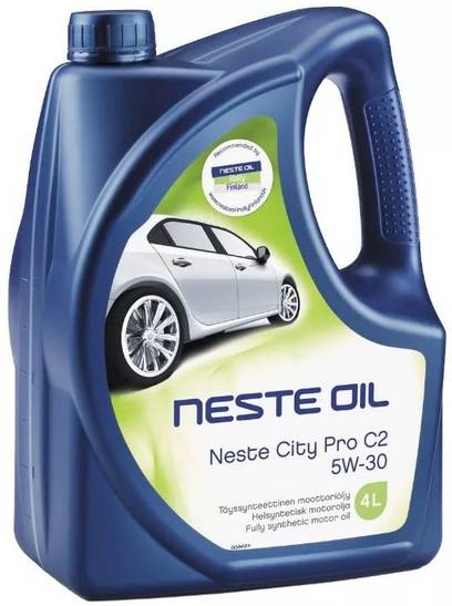 Масло моторное полностью синтетическое Neste CITY PRO C2 5W-30 4 л