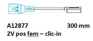 Кабель 300мм 2V мама - click-in