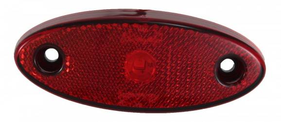 Фонарь габарит. красный LED (с кабелем 1,5м)
