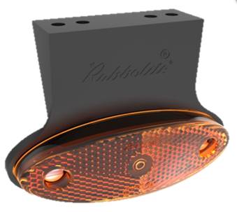 Фонарь габарит. желтый LED (с кабелем 0,5м/с кронштейном)
