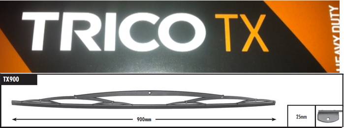 Щетка стеклоочистителя 900мм (болт) MAN EL/NG/NL/NM/SG, MB O303/O345/O405, Irizar, Setra S328DT