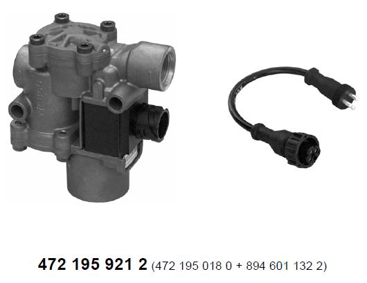 Клапан ABS электромагнитный (модулятор) (комплект 4721950180 + 8946011322)