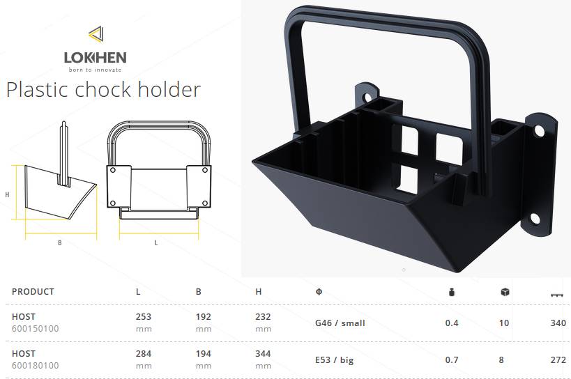 Держатель противооткатного упора (G46/160мм)