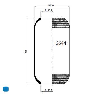 Пневмобаллон 6644 (644N)