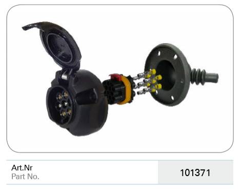 Розетка 7P/12V (ISO 1724 - Type N)