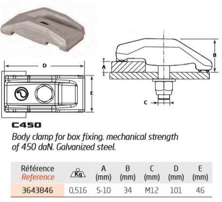 Прижим 5-10мм (4500N)