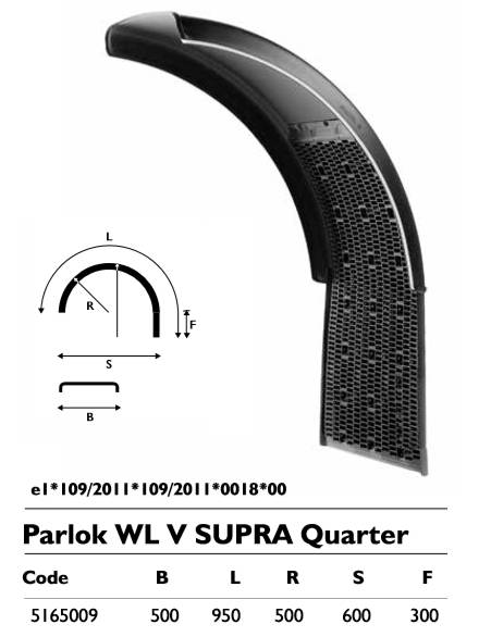 Крыло PARLOK 1/4 500х950 SUPRA (заменен на 101934)
