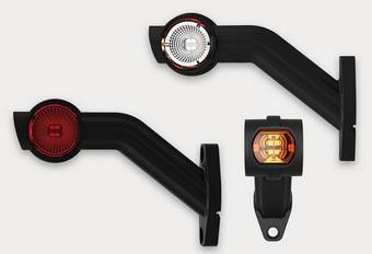 Габарит вын / Superpoint-3_LED_рог с накл_с каб_левый