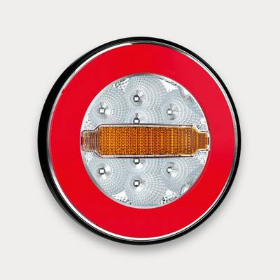 Фонарь зад круглый / LED / габарит, стоп, поворот