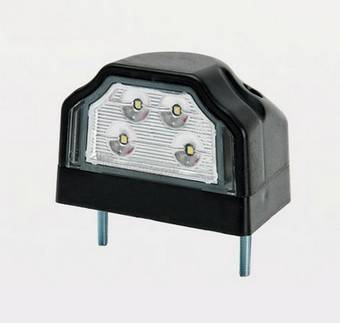 Подсветка номера черная / LED с кабелем