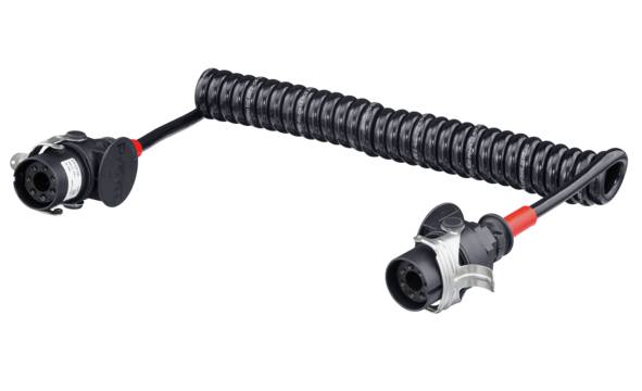 Кабель спиральный ABS/EBS 7-pin, 24V, max.4000 mm