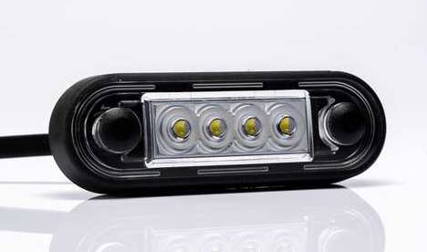 Фонарь передний габаритный Posipoint-2 / белый 4 диода 12-36V/ FRISTOM FT-073B LED
