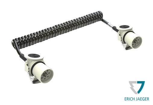 Кабель спиральный ISO 25981 7P/24V