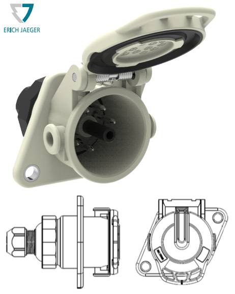 Розетка 7P/24V (ISO 25981)