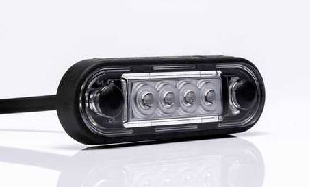 Фонарь задний габаритный Posipoint-2 / красный 4 диода 12-36V/ FRISTOM FT-073C LED