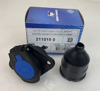Розетка 7P/24V (ISO 1185 - Type N) винтовые контакты