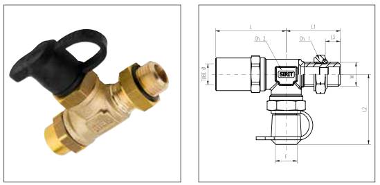 Тройник М16х1,5/12х1,5 с тест. выводом