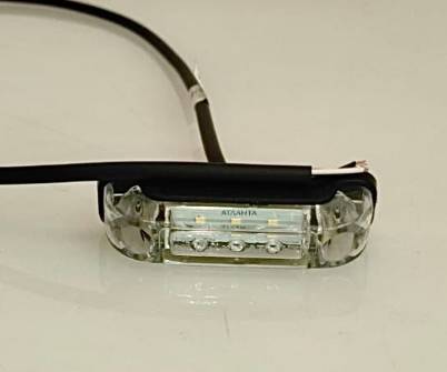 Фонарь габаритный белый с кабелем 500мм