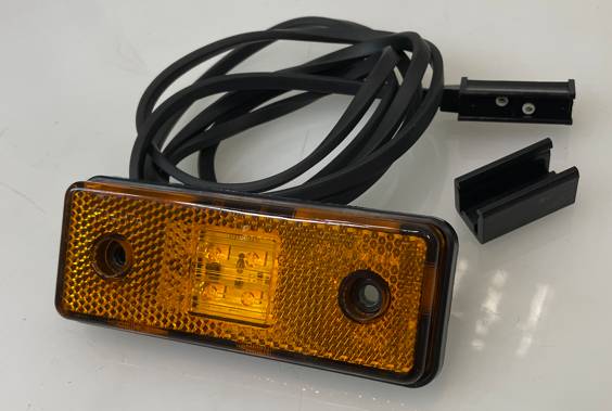 Фонарь LED желтый габаритный боковой (L=1200, Click-In)