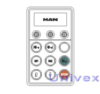 Пульт управления ECAS MAN TGA (альтернатива для 4460561380)