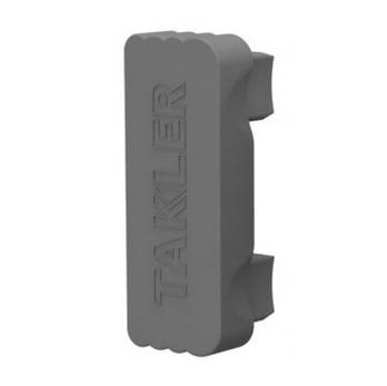 Заглушка профиля бок.защиты серая