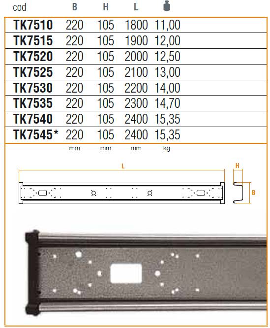 Бампер задний 2400мм (с заглушками)