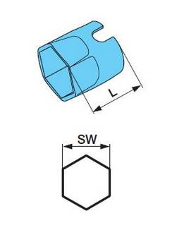 Ключ гайки ступицы BPW SW65/L80