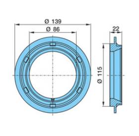 Кольцо упорное 8T