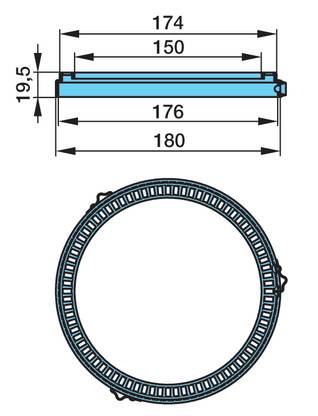 Кольцо АБС (Z=80)
