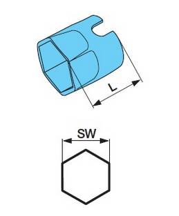 Ключ гайки ступицы BPW ECO PLUS SW95 L=85