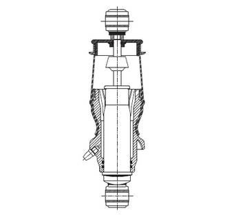 Амортизатор кабины задний (пневмо) MAN F2000