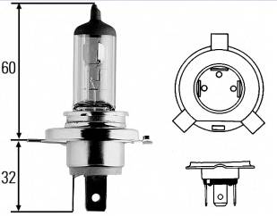 Лампа фары H4 24V 75/70W
